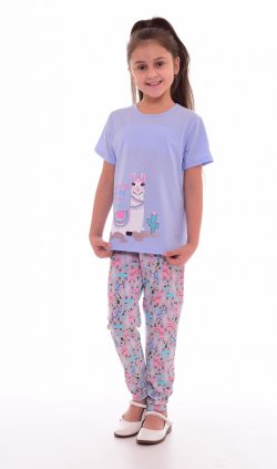 Пижама подростковая 12-037б (голубой+розовый), от компании Новое Кимоно, г. Иваново