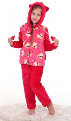 Пижама подростковая 12-03в (красный) от компании Новое Кимоно, г. Иваново