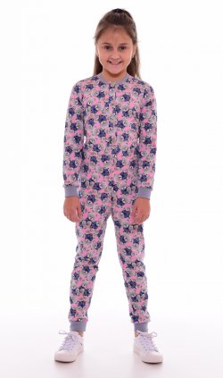Пижама подростковая 12-050а (розовый) комбинезон, от компании Новое Кимоно, г. Иваново