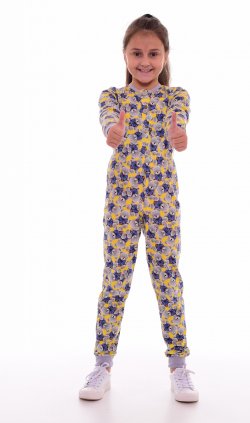 Пижама подростковая 12-050б (лимон) комбинезон, от компании Новое Кимоно, г. Иваново