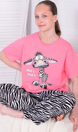 Пижама подростковая 12-115 (коралл) от компании Новое Кимоно, г. Иваново