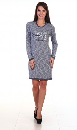 Платье женское 3-117а (серый) от компании Новое Кимоно, г. Иваново