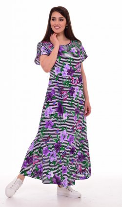 Платье женское 4-082д (лиловый) от компании Новое Кимоно, г. Иваново