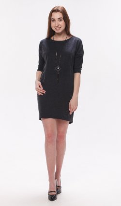 Платье женское 4-34а (тёмно-серый) от компании Новое Кимоно, г. Иваново