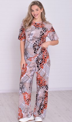 Костюм женский 5-353г (оранжевый) от компании Новое Кимоно, г. Иваново