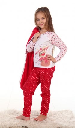 Пижама детская 7-108а (красный) от компании Новое Кимоно, г. Иваново