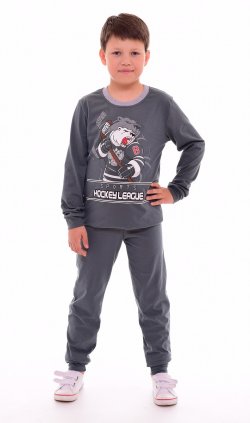 Пижама детская 7-117б (серый) от компании Новое Кимоно, г. Иваново