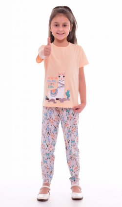 Пижама детская 7-189г (персик). от компании Новое Кимоно, г. Иваново