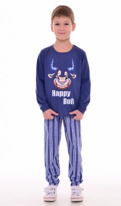 Пижама детская 7-273 (синий) Бык от компании Новое Кимоно, г. Иваново