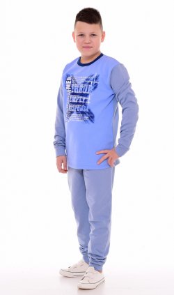 Пижама детская 7-280 (голубой) от компании Новое Кимоно, г. Иваново