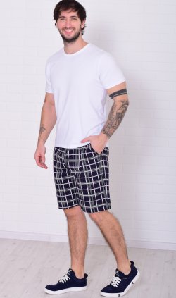 Шорты мужские 9-173г (черный+зеленый) от компании Новое Кимоно, г. Иваново