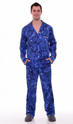 Пижама мужская 9-174а (джинс) от компании Новое Кимоно, г. Иваново