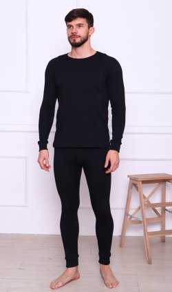 Пижама мужская 9-229а (черный) от компании Новое Кимоно, г. Иваново