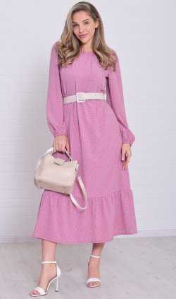 *Платье женское Ф-1-069ж (сухая роза) от компании Новое Кимоно, г. Иваново