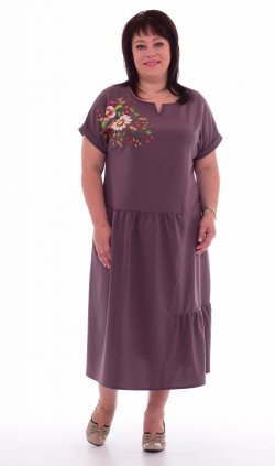*Платье женское Ф-1-29к (фиолетовый) от компании Новое Кимоно, г. Иваново