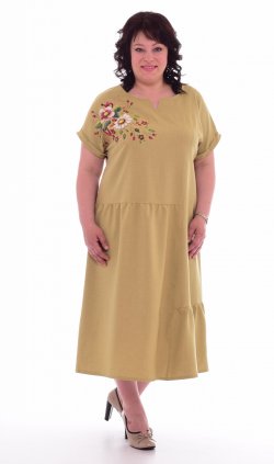 *Платье женское Ф-1-29в (салатовый) от компании Новое Кимоно, г. Иваново
