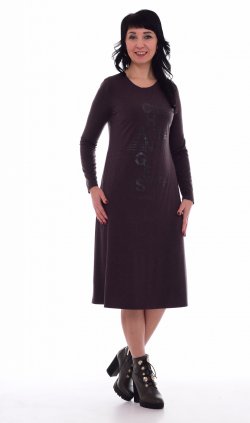*Платье женское Ф-1-48 (шоколад) от компании Новое Кимоно, г. Иваново