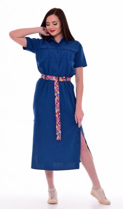 *Платье женское Ф-1-65б (бирюза) от компании Новое Кимоно, г. Иваново