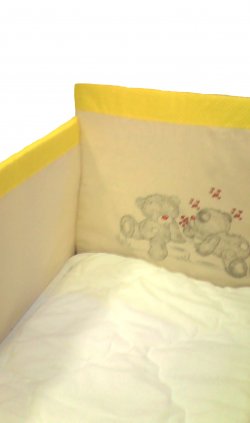 Товар Бортики в детскую кроватку &quot;TEDDY&quot;фотопечать со съёмными чехлами от компании Леди-текс
