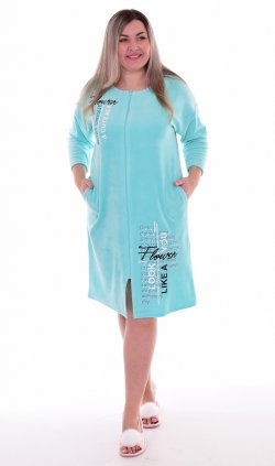 Халат женский 3-218 (ментол) от компании Новое Кимоно, г. Иваново