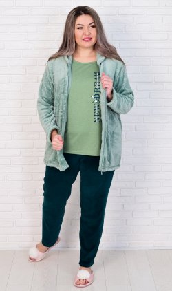 Костюм женский 5-322а (изумруд) от компании Новое Кимоно, г. Иваново