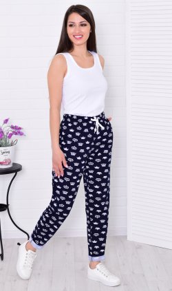 Брюки женские 8-031б1 (корона) от компании Новое Кимоно, г. Иваново