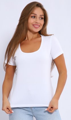 Футболка женская 6-203б (белый) от компании Новое Кимоно, г. Иваново