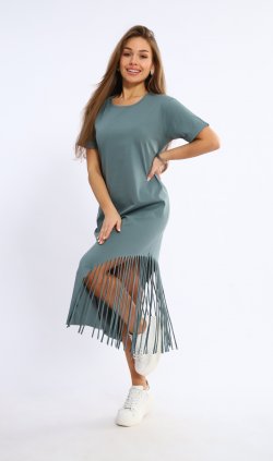 Платье женское 4-108б (шалфей) от компании Новое Кимоно, г. Иваново