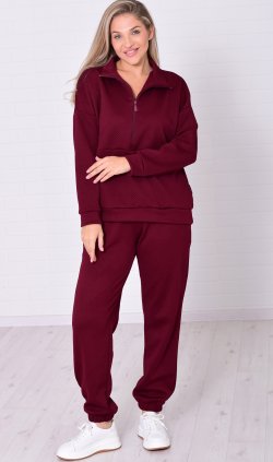 Костюм женский 5-354а (бордо) от компании Новое Кимоно, г. Иваново