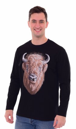 Футболка мужская 9-149 (черный) от компании Новое Кимоно, г. Иваново