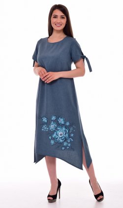 *Платье женское Ф-1-34з (полынь) от компании Новое Кимоно, г. Иваново