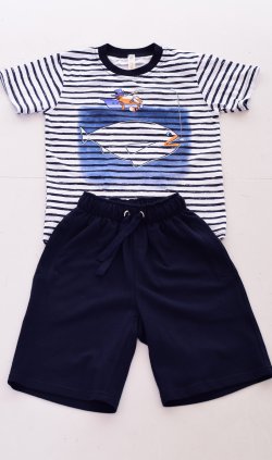 Пижама детская 7-289 (темно-синий) от компании Новое Кимоно, г. Иваново