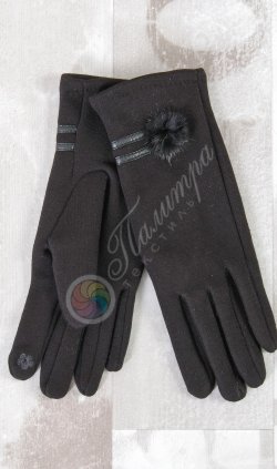 Перчатки женские, трикотаж,сенсор от компании Палитра-Текстиль (ИП Баранова Н.В.), г. Кохма