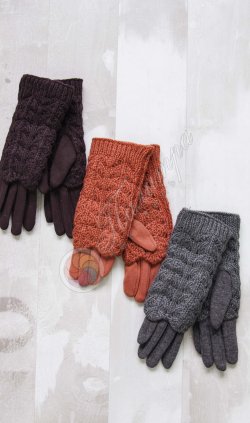 Перчатки с митенками, женские от компании Палитра-Текстиль (ИП Баранова Н.В.), г. Кохма