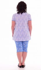 Пижама женская 1-137а (голубой) от компании Новое Кимоно, г. Иваново
