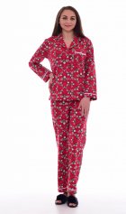 Пижама женская 1-179б (красный) от компании Новое Кимоно, г. Иваново