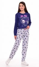 Пижама женская 1-188 (фиолетовый), Крекер от компании Новое Кимоно, г. Иваново
