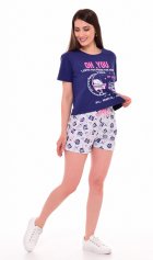 Пижама женская 1-189 (фиолетовый), Крекер от компании Новое Кимоно, г. Иваново