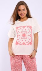Пижама женская 1-246г (коралл) от компании Новое Кимоно, г. Иваново