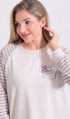 Пижама женская 1-248а (какао) от компании Новое Кимоно, г. Иваново