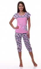 Пижама женская 1-79б (розовый) от компании Новое Кимоно, г. Иваново