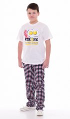 Пижама подростковая 11-048 (молоко), Яичница от компании Новое Кимоно, г. Иваново