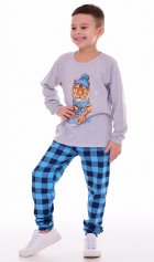 Пижама подростковая 11-059 (бирюза) Тигр в шапке от компании Новое Кимоно, г. Иваново