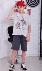 Костюм подростковый 11-075 (серый) от компании Новое Кимоно, г. Иваново Костюм подростковый 11-075 (серый) от компании Новое Кимоно, г. Иваново