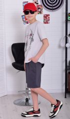 Костюм подростковый 11-075 (серый) от компании Новое Кимоно, г. Иваново