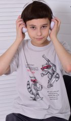 Костюм подростковый 11-075 (серый) от компании Новое Кимоно, г. Иваново