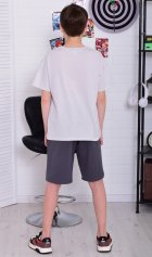 Костюм подростковый 11-075 (серый) от компании Новое Кимоно, г. Иваново