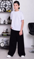 Брюки подростковые 11-076 (черный) от компании Новое Кимоно, г. Иваново