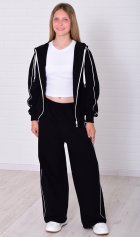 Костюм подростковый 11-077 (черный) от компании Новое Кимоно, г. Иваново