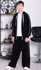 Костюм подростковый 11-077 (черный) от компании Новое Кимоно, г. Иваново